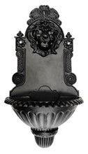 Load image into Gallery viewer, Black coloured lion head wall fountain Australia