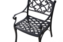 Load image into Gallery viewer, Marco Cast Aluminium Outdoor Chair without the cushion