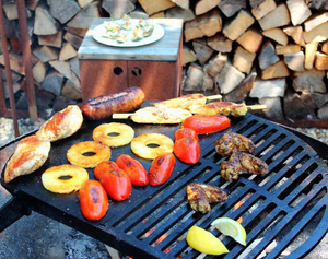 The Yagoona Barramundi BBQ Grill cooking an Australian barbecue