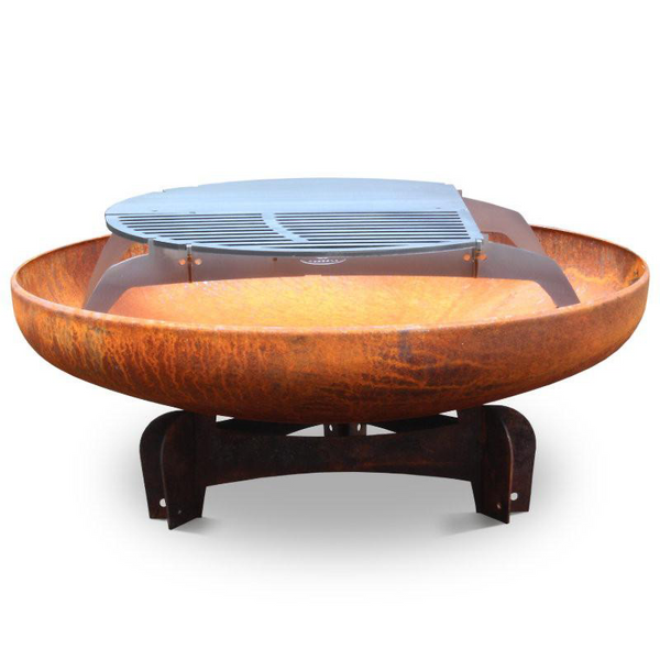 Yagoona Yabbi Fire Pit and Barramundi BBQ Australia with a white background.