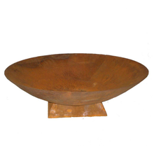 Load image into Gallery viewer, 100cm Cast Iron Firepit Bowl on Trivet Base Australia