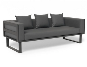 Vivara outdoor Sofa Australia - Two Seater charcoal colour