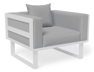 Vivara outdoor Sofa Australia - Single Seater in white 