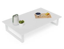Load image into Gallery viewer, Vivara Outdoor Australia rectangle Coffee Table in White with cheese platter