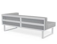 Load image into Gallery viewer, Back view of Vivara Sofa Australia Modular Section B - Right Arm in White colour