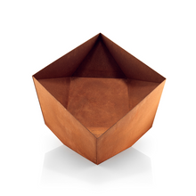 Load image into Gallery viewer, Eva Solo Firecube Fire Pit in corten steel front view