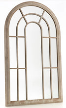 Load image into Gallery viewer, Tracey Garden Window Sand colour Painted Mirror - 75cm Wide x 131cm High
