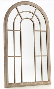 Tracey Garden Window Sand colour Painted Mirror - 75cm Wide x 131cm High