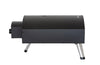 Black barbecue grill on a white background
