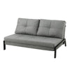 Gray sofa bed on a white background