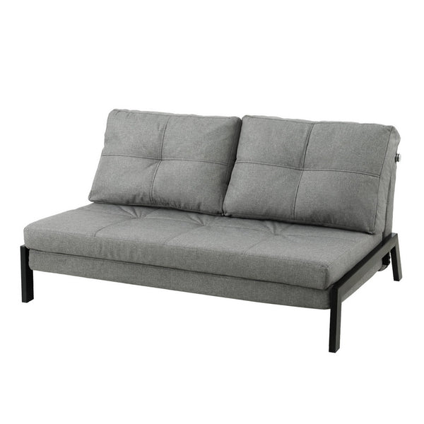 Gray sofa bed on a white background