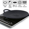 Cast Iron 36cm Korean Japanese BBQ Barbecue Grill Pan Plate Round Griddle Plate showing what it can be used to cook on