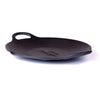 Cast Iron 36cm Korean Japanese BBQ Barbecue Grill Pan Plate on white background
