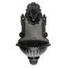 Black coloured lion head wall fountain Australia