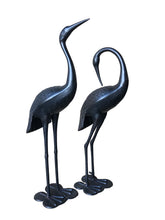 Load image into Gallery viewer, Niles &amp; Frasier Pair of Garden Ornamental Cranes - 38cm Wide x 112cm High