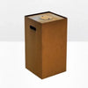 Galio Outdoor Gas Fireplace Natural Rust LPG Cylinder Cover on a white background.