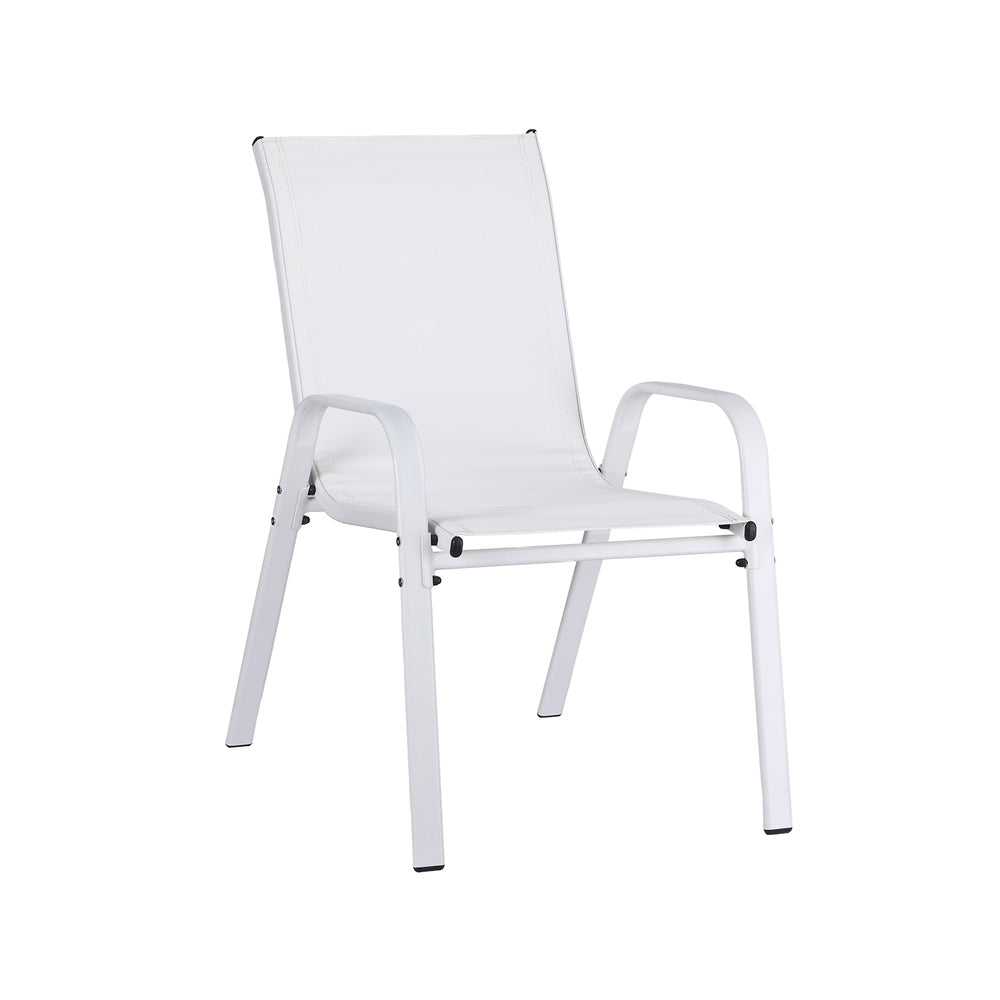White chair on a white background