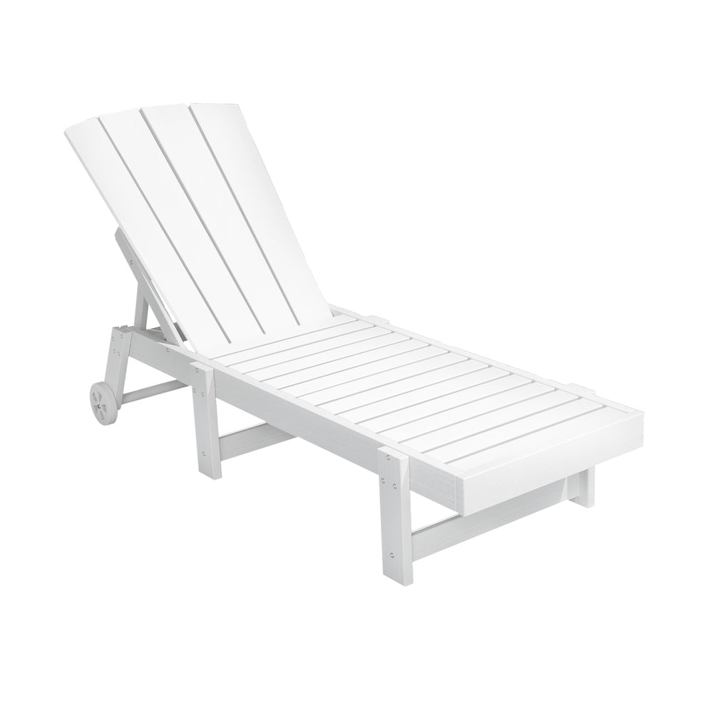 White lounge chair on a white background