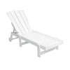 White lounge chair on a white background