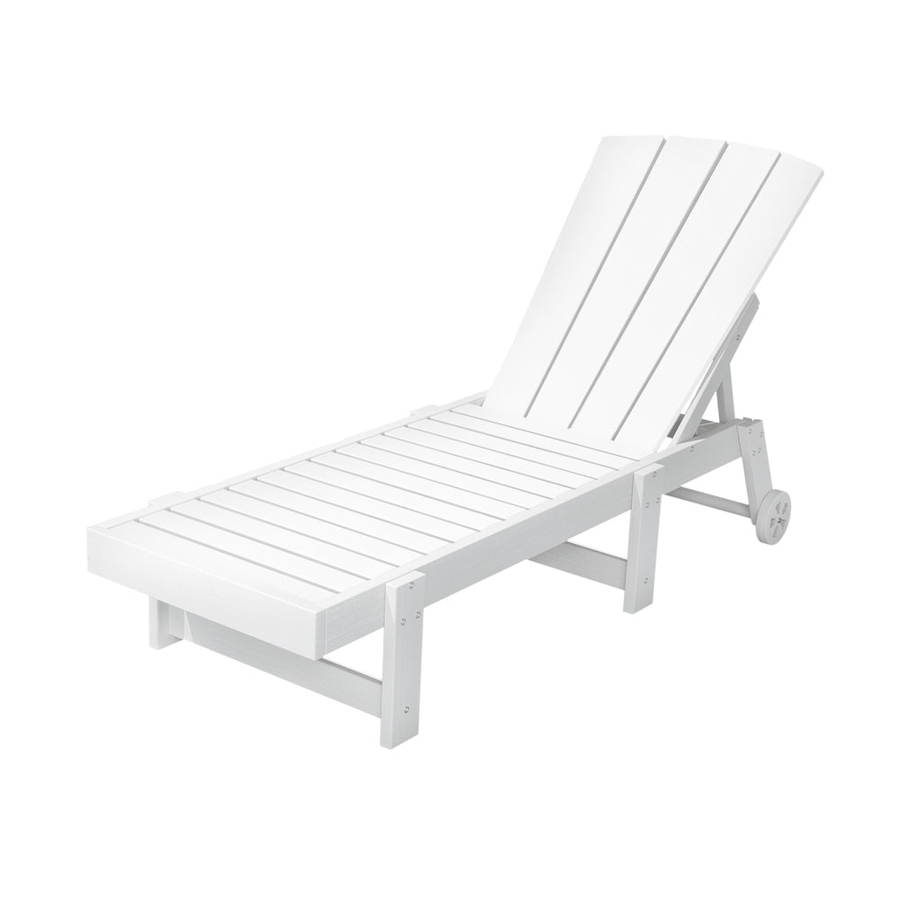 White lounge chair on a white background