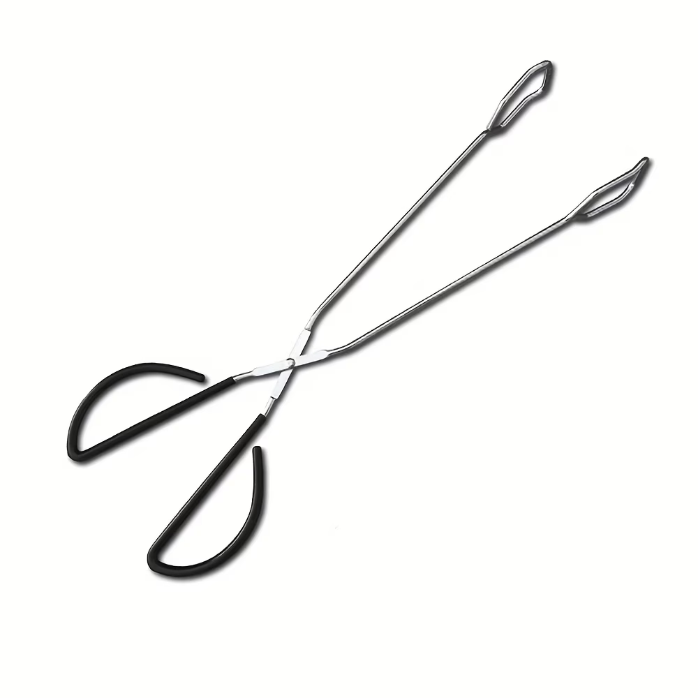 Pair of tongs on a white background