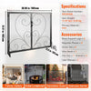 Product specification card with decorative screen and usage scenarios on a white background