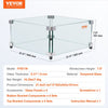 Glass screen with VEVOR branding and dimensions on a white background