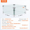 Glass windscreen with VEVOR branding and specifications on a white background