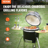 Vevor 18-inch charcoal grill on a grassy outdoor area with food being cooked.