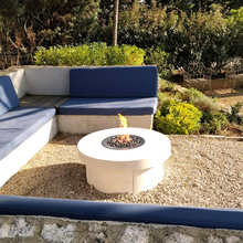 Load image into Gallery viewer, Galio Round Gas Fire Pit Insert Australia private garden in France
