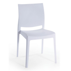 Leonie Stackable Chair in white colour