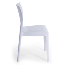 Load image into Gallery viewer, Leonie Stackable Chair in white side on