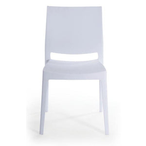 Leonie Stackable Chair in white