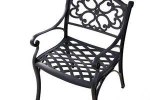 Marco Cast Aluminium Outdoor Chair without the cushion