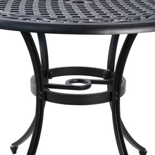 Load image into Gallery viewer, Marco Cast Aluminium Outdoor Table underneath close up