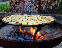 Load image into Gallery viewer, Yagoona Barramundi wood BBQ cooking potatoe wedges
