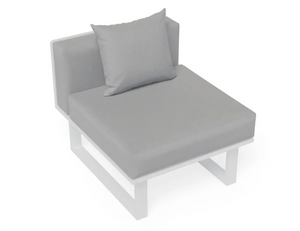 Vivara Sofa Australia Modular Section E - No Arm in White colour