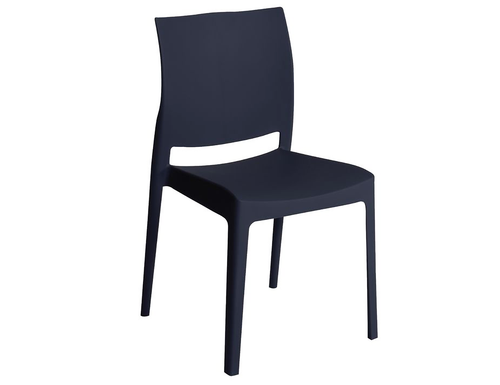 Leonie Stackable Chair in black colour