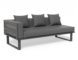Vivara Sofa Australia Modular Section A - Left Arm in Charcoal colour