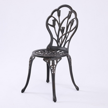Load image into Gallery viewer, Dominique chair of the 3 Piece Cast Aluminium setting in bronze