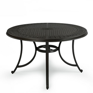 Fuji Aluminium Round Table in sand black colour
