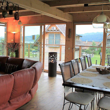 Load image into Gallery viewer, Gustav Commerce Corten Finish Outdoor Fireplaces in a sitting room area