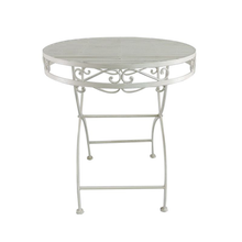 Load image into Gallery viewer, Albany Table in Wrought Iron white colour