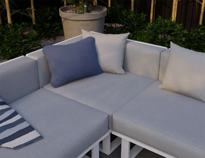 Vivara outdoor Sofa Australia Modular Sections in White 