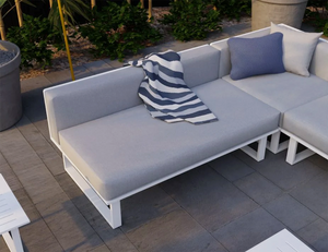 Vivara outdoor Sofa Australia Modular Sections in White colour