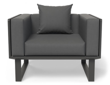 Load image into Gallery viewer, Vivara Sofa Australia - Single Seater outdoor furniture in charcoal