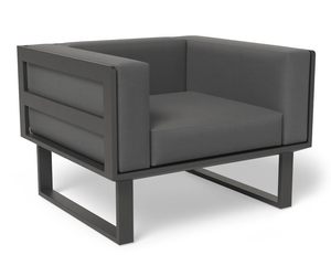 Vivara outdoor Sofa Australia - Single Seat in charcoal