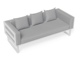 Vivara outdoor Sofa Australia - Two Seater with cushions in white colour
