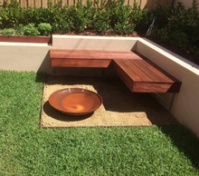 Load image into Gallery viewer, Cauldron 80cm Fire Pit in a garden setting