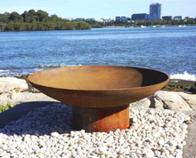 Load image into Gallery viewer, The Cauldron Cast iron Fire Pit - 80cm Diameter x 30cm High